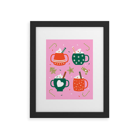 Insvy Design Studio Cocoa Cookies Framed Art Print