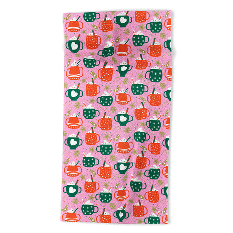 Insvy Design Studio Cocoa Cookies Beach Towel
