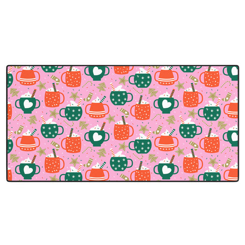Insvy Design Studio Cocoa Cookies Desk Mat
