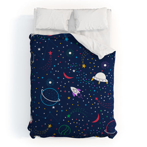 Insvy Design Studio Colourful Space Comforter