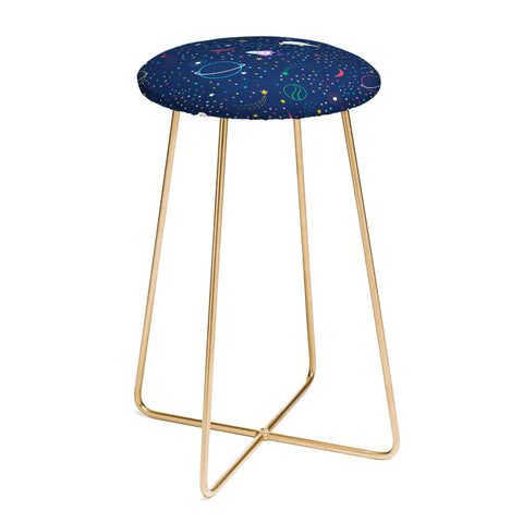 Insvy Design Studio Colourful Space Counter Stool