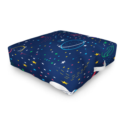 Insvy Design Studio Colourful Space Outdoor Floor Cushion