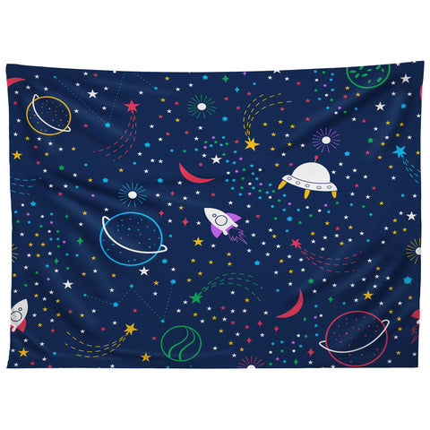 Insvy Design Studio Colourful Space Tapestry