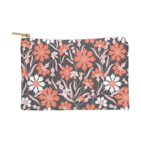 Insvy Design Studio Cornflower Orange and White Pouch