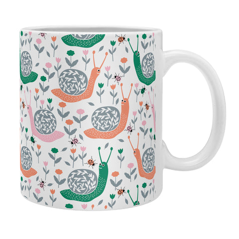 Insvy Design Studio Happy Snail and the Beetle Coffee Mug