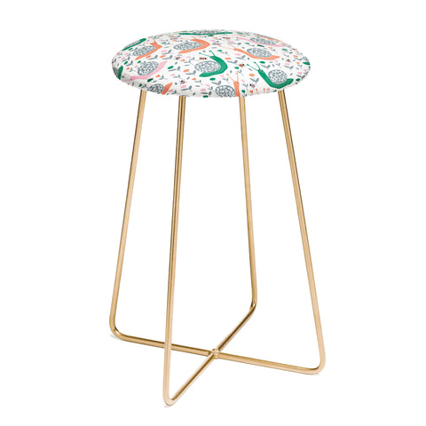 Insvy Design Studio Happy Snail and the Beetle Counter Stool