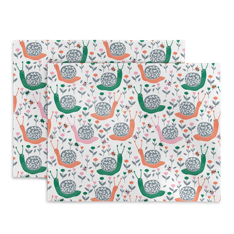 Insvy Design Studio Happy Snail and the Beetle Placemat