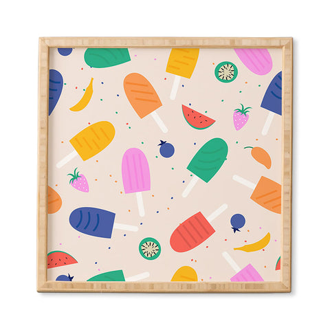 Insvy Design Studio Ice Pops Framed Wall Art