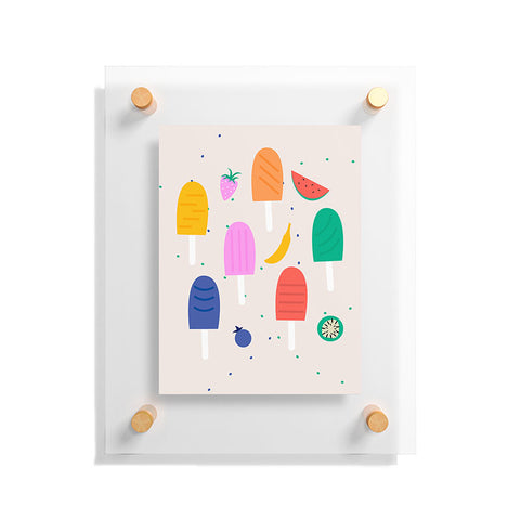 Insvy Design Studio Ice Pops Floating Acrylic Print