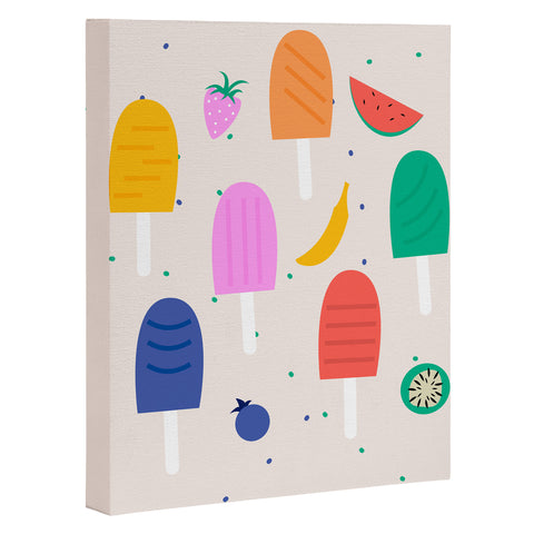 Insvy Design Studio Ice Pops Art Canvas