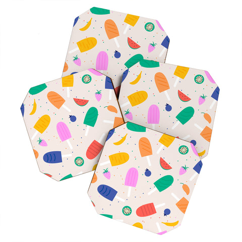 Insvy Design Studio Ice Pops Coaster Set