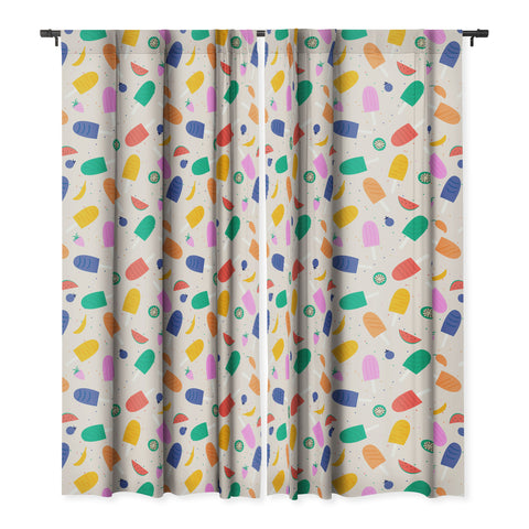 Insvy Design Studio Ice Pops Blackout Window Curtain