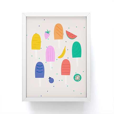 Insvy Design Studio Ice Pops Framed Mini Art Print
