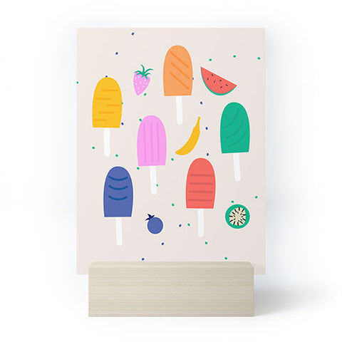 Insvy Design Studio Ice Pops Mini Art Print