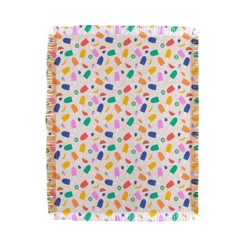 Insvy Design Studio Ice Pops Throw Blanket