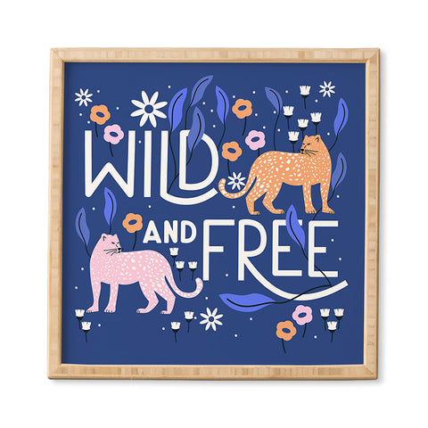 Insvy Design Studio Wild and Free I Framed Wall Art