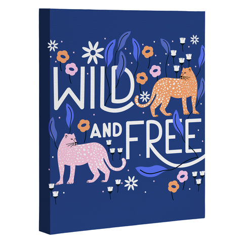 Insvy Design Studio Wild and Free I Art Canvas