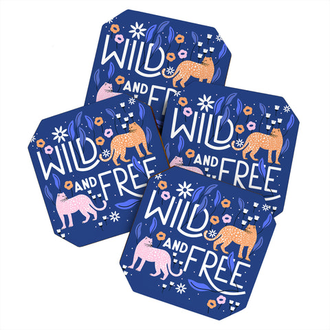 Insvy Design Studio Wild and Free I Coaster Set