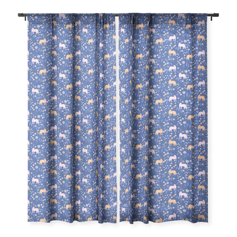 Insvy Design Studio Wild and Free I Sheer Window Curtain