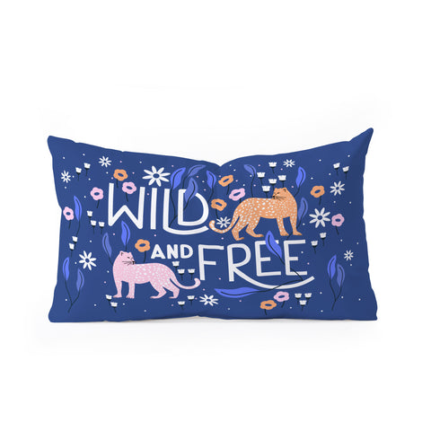 Insvy Design Studio Wild and Free I Oblong Throw Pillow