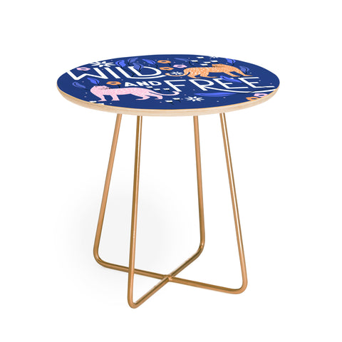 Insvy Design Studio Wild and Free I Round Side Table