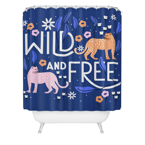 Insvy Design Studio Wild and Free I Shower Curtain