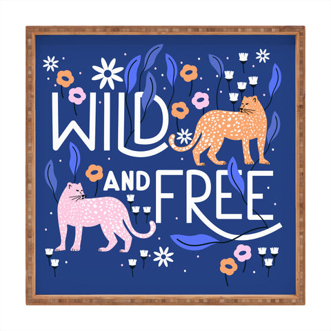 Insvy Design Studio Wild and Free I Square Tray