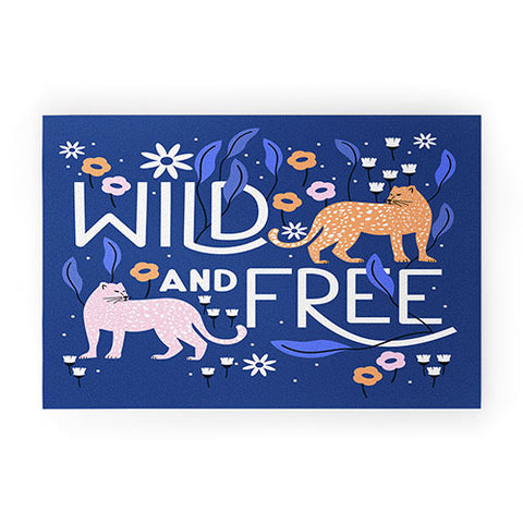 Insvy Design Studio Wild and Free I Welcome Mat