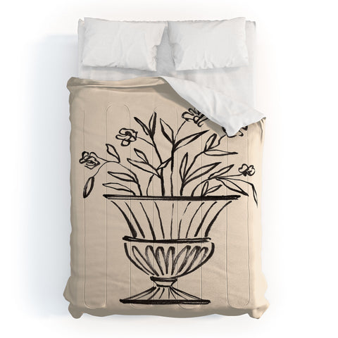 Intemporalis Garden Pot Antique Vase Flower Comforter