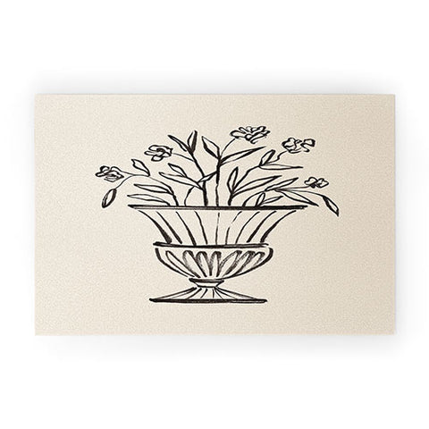 Intemporalis Garden Pot Antique Vase Flower Welcome Mat