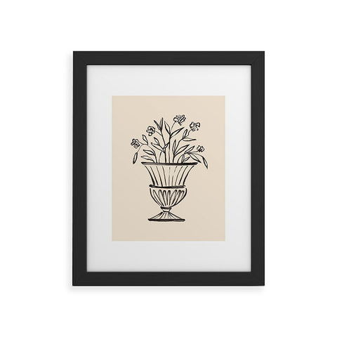 Intemporalis Garden Pot Antique Vase Flower Framed Art Print
