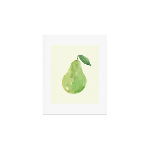 Intemporalis Pear Watercolor Illustration Art Print