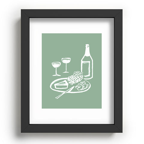 Intemporalis Wine and Cheese Aperitivo Recessed Framing Rectangle