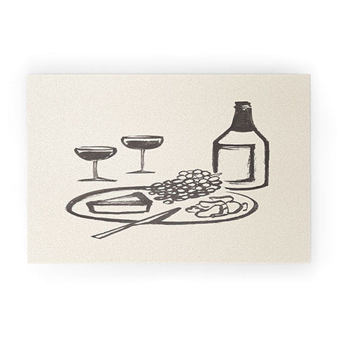 Intemporalis Wine and Cheese Aperitivo BW Welcome Mat