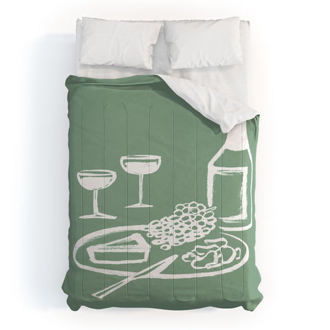 Intemporalis Wine and Cheese Aperitivo Comforter