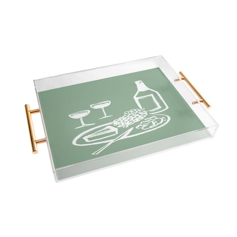 Intemporalis Wine and Cheese Aperitivo Acrylic Tray
