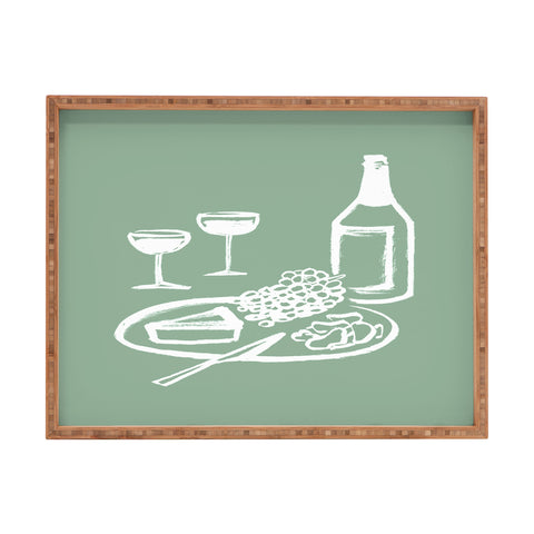 Intemporalis Wine and Cheese Aperitivo Rectangular Tray