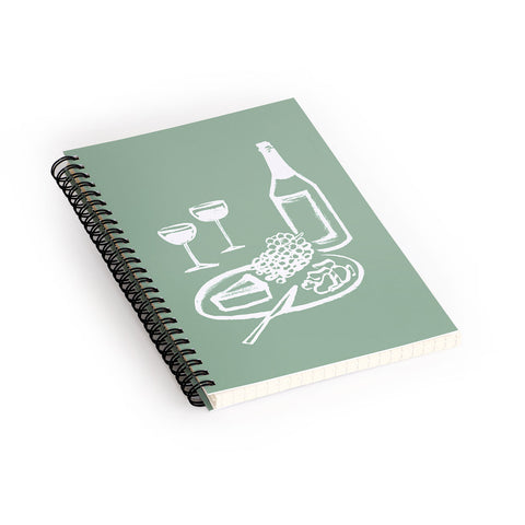 Intemporalis Wine and Cheese Aperitivo Spiral Notebook