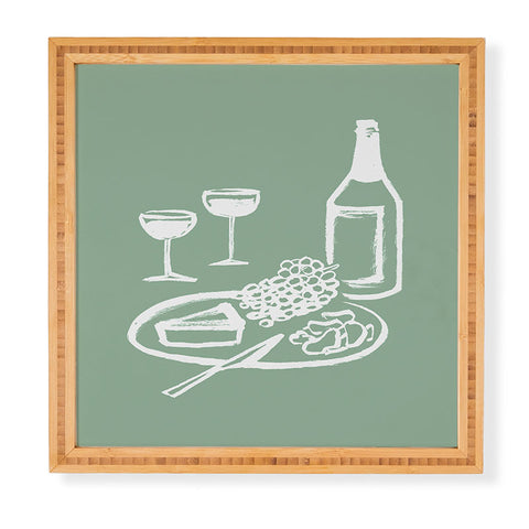 Intemporalis Wine and Cheese Aperitivo Framed Wall Art