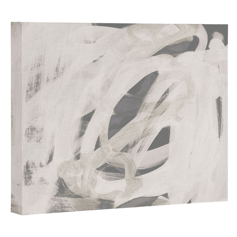 Iris Lehnhardt abstract brushstrokes neutral Art Canvas