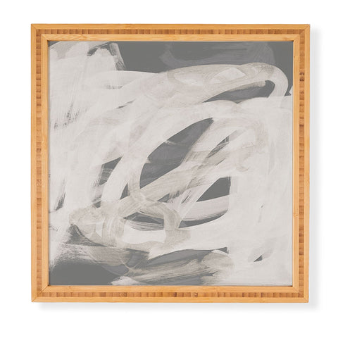 Iris Lehnhardt abstract brushstrokes neutral Framed Wall Art