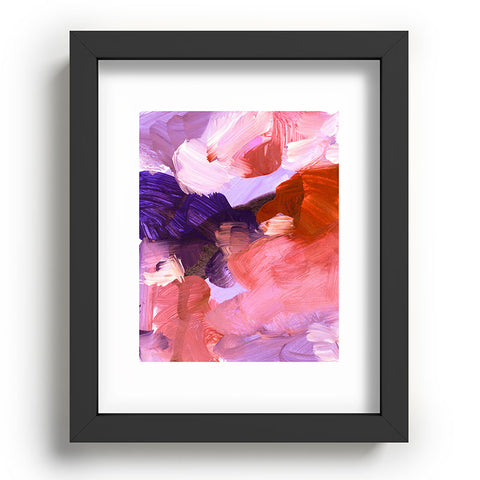 Iris Lehnhardt abstract painting V Recessed Framing Rectangle