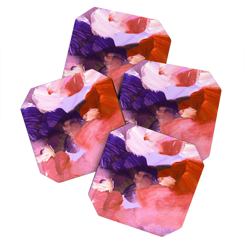 Iris Lehnhardt abstract painting V Coaster Set