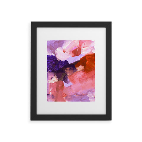 Iris Lehnhardt abstract painting V Framed Art Print