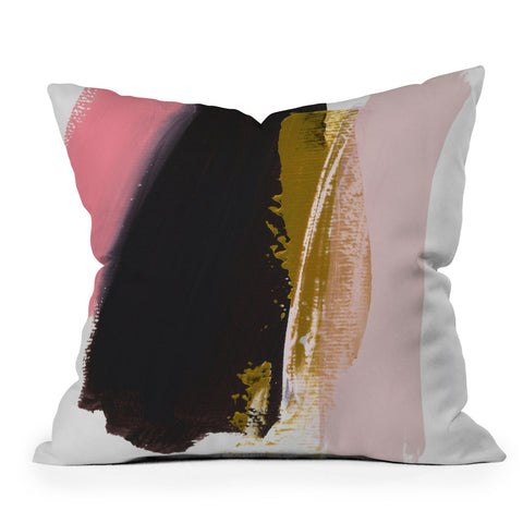 Iris Lehnhardt brush strokes 17 Outdoor Throw Pillow