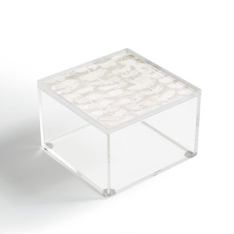Iris Lehnhardt floralesque neutral Acrylic Box