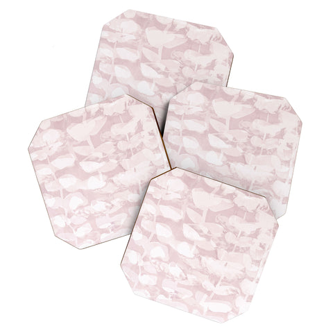 Iris Lehnhardt floralesque vintage rose Coaster Set