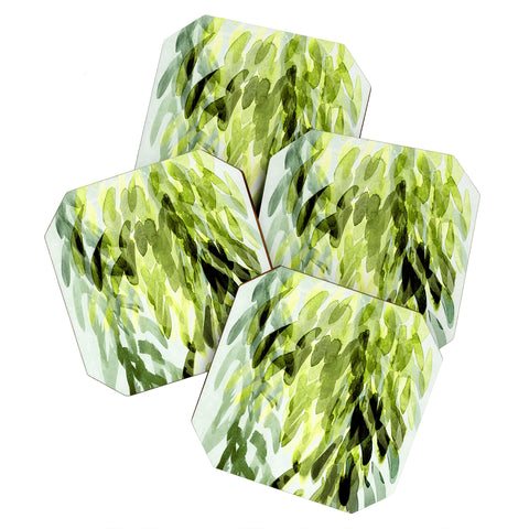 Iris Lehnhardt FP 3 green Coaster Set