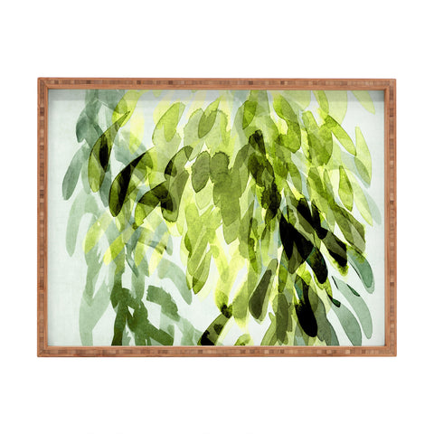 Iris Lehnhardt FP 3 green Rectangular Tray