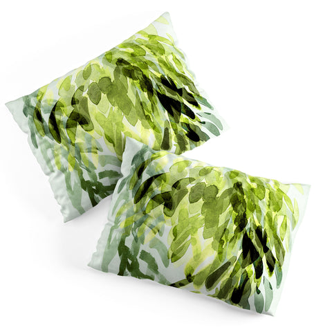 Iris Lehnhardt FP 3 green Pillow Shams